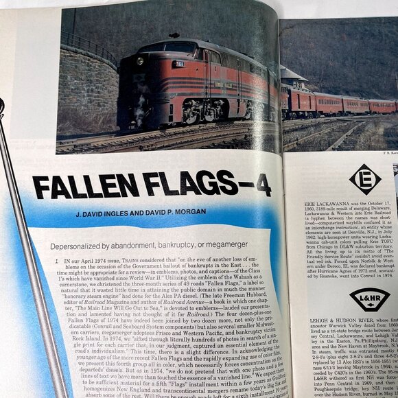 Trains Magazine of Railroading u January 1984 Fallen Flags The Executive E Vinta - Picture 6 of 6
